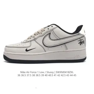 Nike Air Force 1 '07 Low White Leather Sneakers