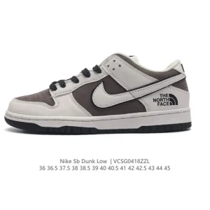 Nike Dunk Low Retro North Face Collaboration Vintage Basketball Skateboarding Shoes