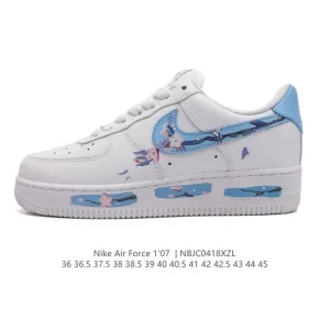 Nike Air Force 1 '07 Low White Leather Sneakers