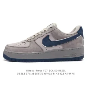 Nike Air Force 1 '07 Low B59055-011 White Leather Sneakers