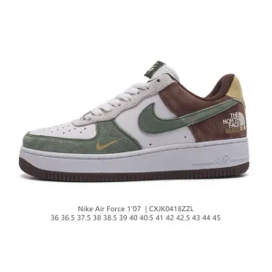 Nike Air Force 1 '07 Low White Leather Sneakers