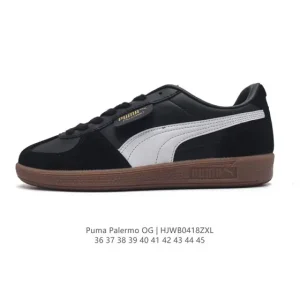 PUMA Palermo OG Army Trainer Vintage Leather Sneakers