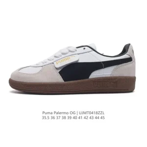 PUMA Palermo OG Army Trainer Vintage Leather Sneakers