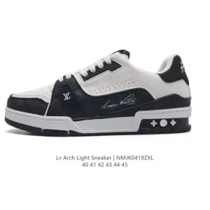 Louis Vuitton Arch Light Sneakers - Leather & Mesh Vintage Running Shoes