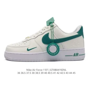 Nike Air Force 1 Low Dq7582-101 White Leather Sneakers