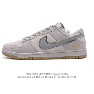 The North Face X Nike Dunk Low CDG Gold Limited Edition Sneakers