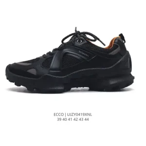 ECCO Men's Casual Sneakers - Lightweight Breathable Lace-Up Shoes