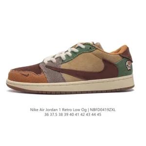 Jordan Zion Voodoo AJ1 Low Brown Voodoo Doll