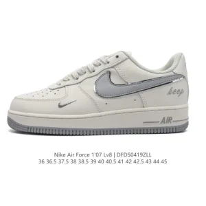 Nike Air Force 1 '07 Low White Leather Sneakers
