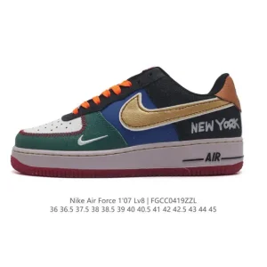 Nike Air Force 1 '07 Low White Leather Sneakers