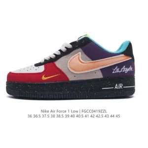 Nike Air Force 1 '07 Low White Leather Sneakers