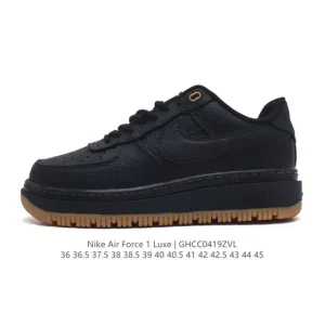 Nike Air Force 1 Low Luxe Leather Sneakers for Men and Women