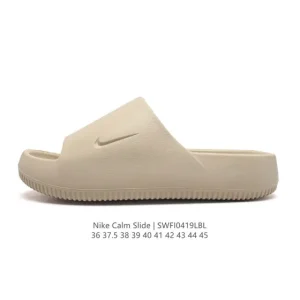 Nike Calm Slide Sandal - Unisex Comfort Foam Slide with EVA Foam and Coconut Leather