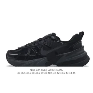 Nike V2K Run Retro Running Shoes - White/Metallic