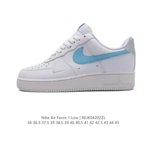 Nike Air Force 1 '07 Low White Leather Sneakers