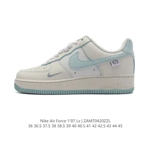 Nike Air Force 1 '07 Low White Leather Sneakers