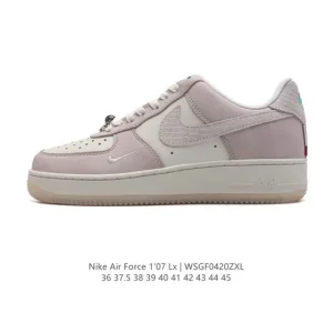Nike Air Force 1 '07 Low White Leather Sneakers