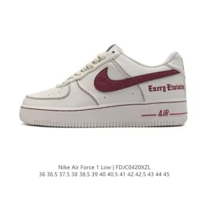 Nike Air Force 1 '07 Low White Leather Sneakers