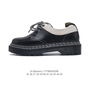 Dr. Martens 1460 Smooth Leather Platform Boots - Classic Black