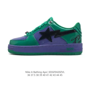 Bape x Nike Air Force 1 Low Camo Sneakers for Men and Women