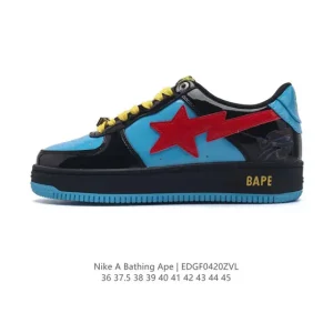 Bape x Nike Air Force 1 Low Camo Sneaker for Men and Women