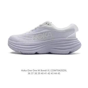HOKA Bondi 8 Running Shoes for Men and Women Lightweight Cushion Road