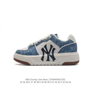 MLB Chunky Liner Basic Streetwear Sneakers for Men and Women