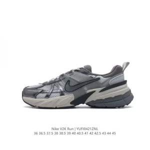 Nike V2K Run Retro Running Shoes Vintage Style with Cushioning