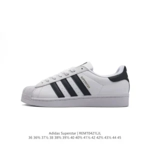 Adidas Superstar '82 Classic Shell Toe Leather Sneakers for Men and Women
