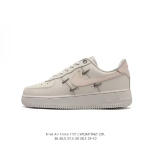 Nike Air Force 1 '07 Low White Leather Sneakers
