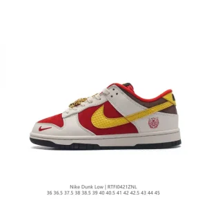 Nike Dunk Low Retro Sneakers Deconstructed Band Dual Laces Unisex Shoes
