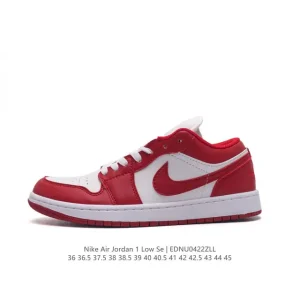 Jordan Air Jordan 1 Low Retro Leather Sneakers
