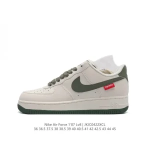 Nike Air Force 1 '07 Low White Leather Sneakers