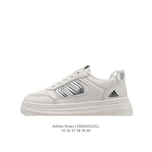 Adidas Originals Low-Top Casual Sneakers for Women - Thick Sole Platform Running Shoes