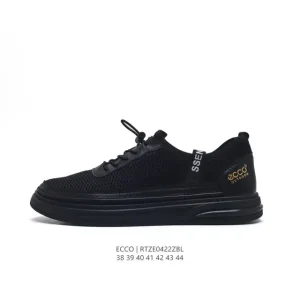 ECCO Men's Lightweight Breathable Sneakers - Casual Comfort Shoes