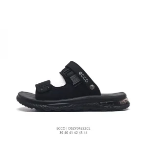 ECCO Men's Lightweight Breathable Adjustable Sandals for Beach & Outdoor Activities