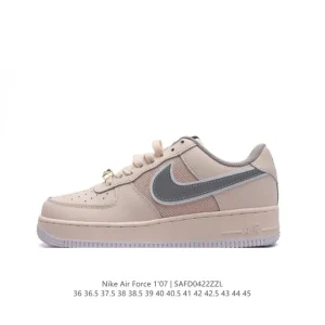 Nike Air Force 1 '07 Low White Leather Sneakers