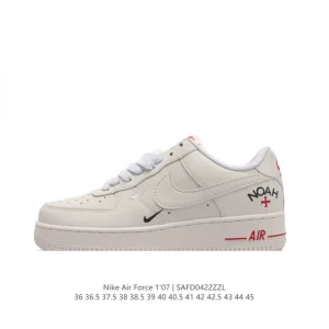 Nike Air Force 1 '07 Low White Leather Sneakers