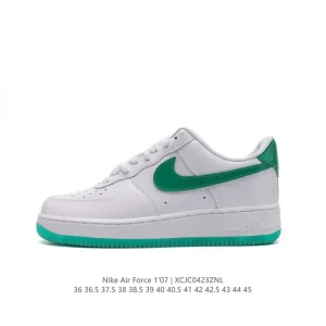 Nike Air Force 1 '07 Low White Leather Sneakers