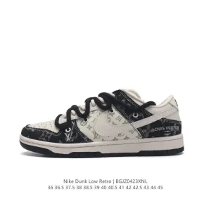 Nike Dunk Low Retro LV Collab Vintage Skate Shoes
