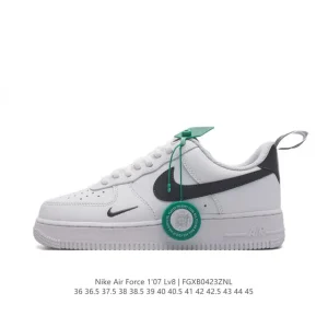 Nike Air Force 1 '07 Low White Leather Sneakers