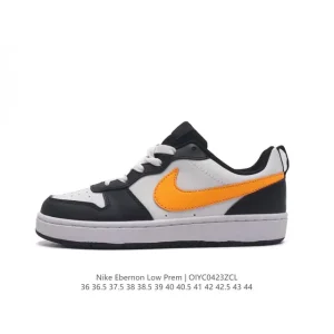Nike Ebernon Low Unisex Casual Sneakers - Vintage Style Skate Shoes