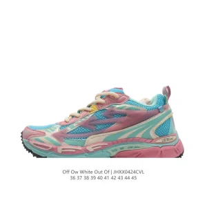 Off-White Low-Top Vintage Casual Sneakers - Unisex Lifestyle Shoes