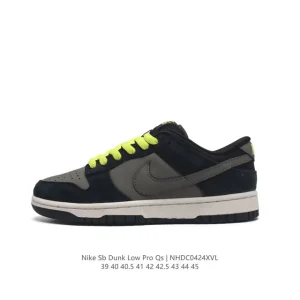 Nike Dunk Low Vintage Leather Sneakers with Dual Laces