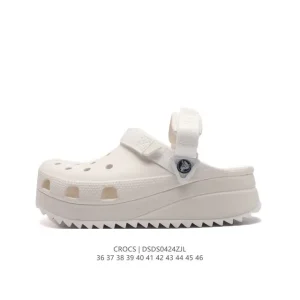 Crocs Unisex Thick Sole Platform Sandals for Summer Beach Wear