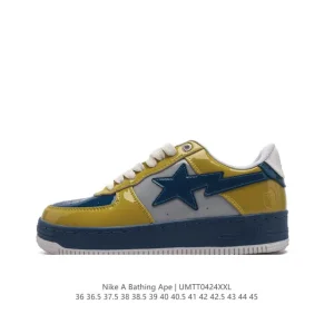 Bape x Nike Air Force 1 Low Camo Sneakers - Unisex Retro Skateboarding Shoes