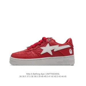 Bape x Nike Air Force 1 Low Camo Sneakers