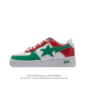 Bape x Nike Air Force 1 Sta Low Camo Sneakers