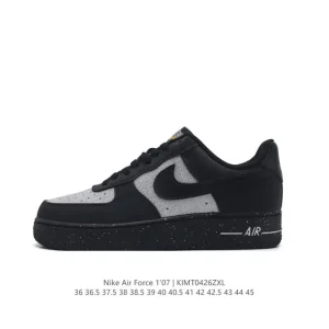 Nike Air Force 1 '07 Low White Leather Sneakers
