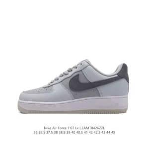 Nike Air Force 1 '07 Low White Leather Sneakers
